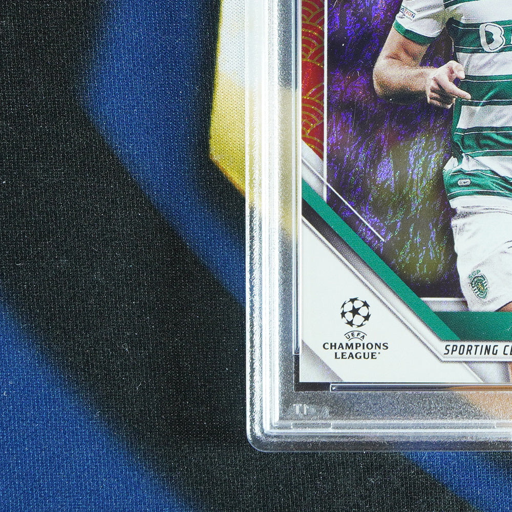 Manuel Ugarte 2021-22 TOPPS JADE UCL Chinese New Year /125 #26  [PSA 8]