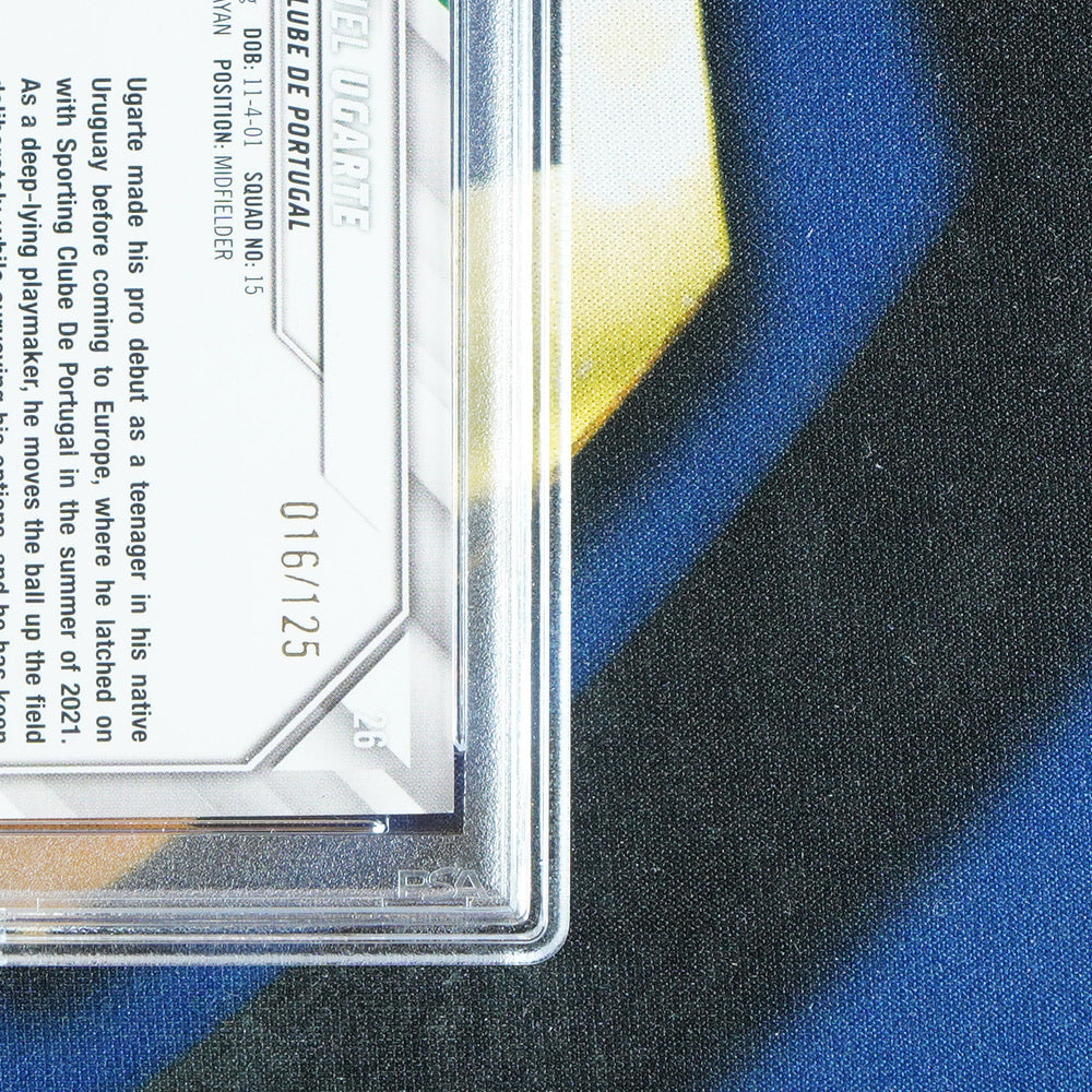 Manuel Ugarte 2021-22 TOPPS JADE UCL Chinese New Year /125 #26  [PSA 8]