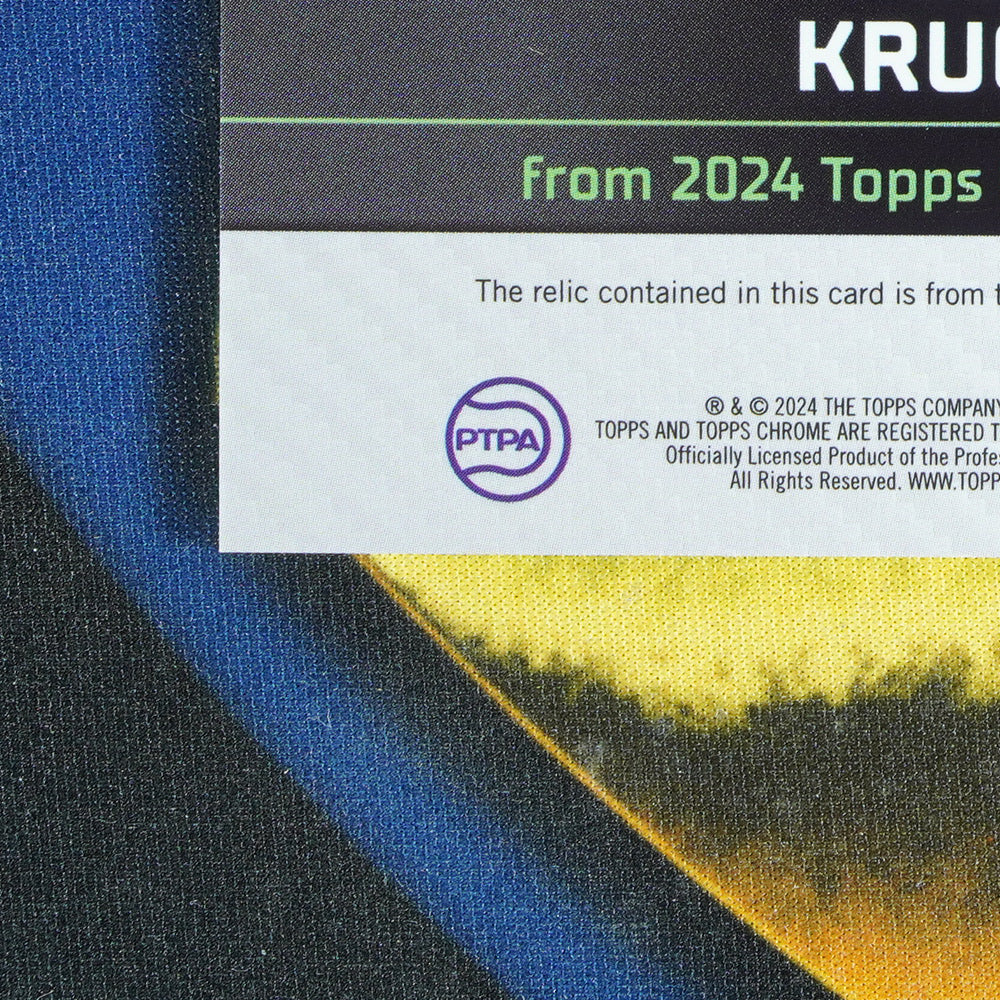 Zoe Kruger 2024 TOPPS GRAPHITE Ace Event-Used Relic /75   [Raw]