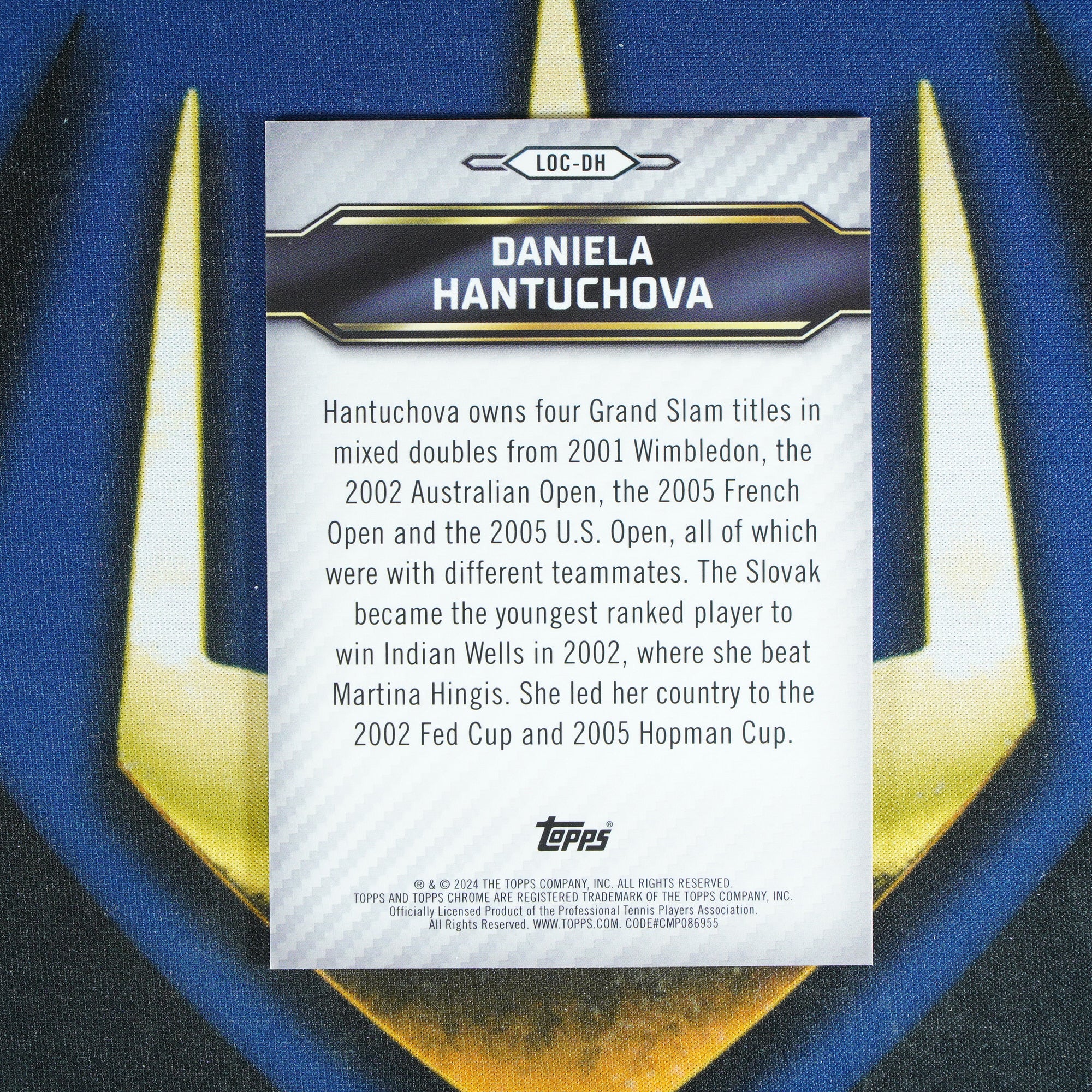 Daniela Hantuchova 2024 TOPPS GRAPHITE Legends of the Court Gold /25  [Raw]