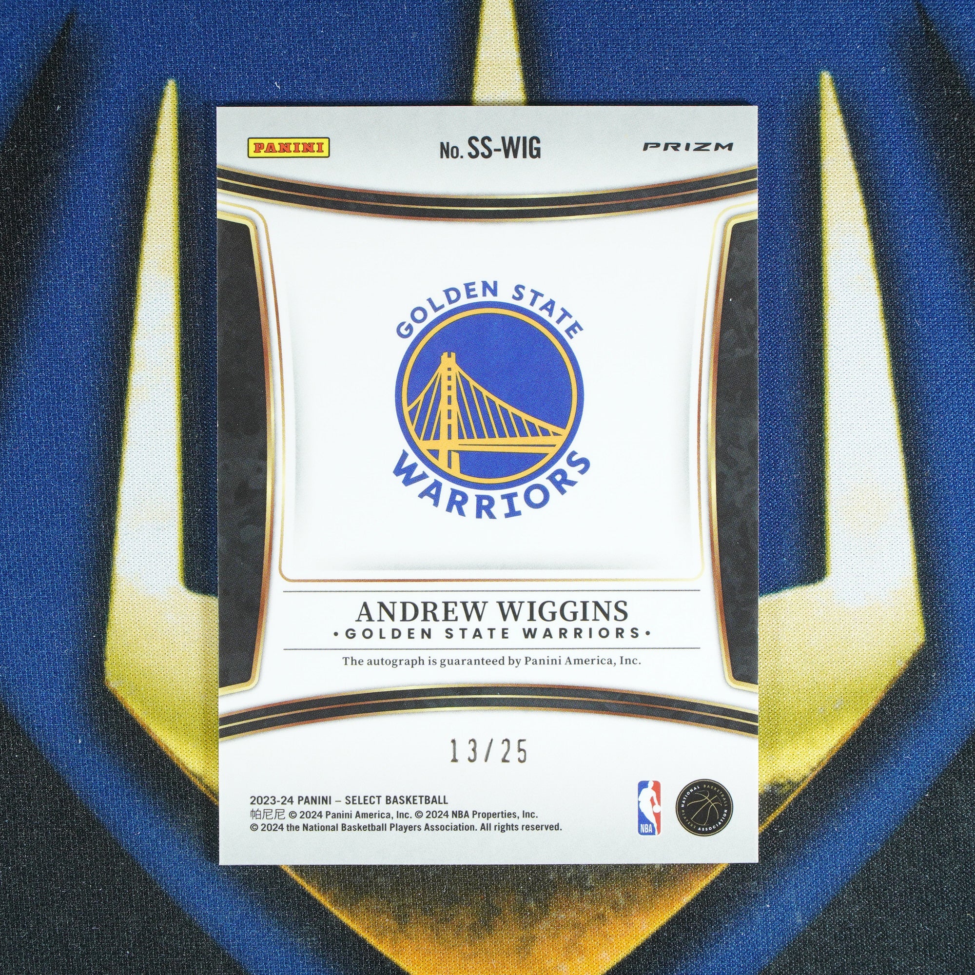 Andrew Wiggins 2024 PANINI SELECT Tie-Dye Auto /25  [Raw]