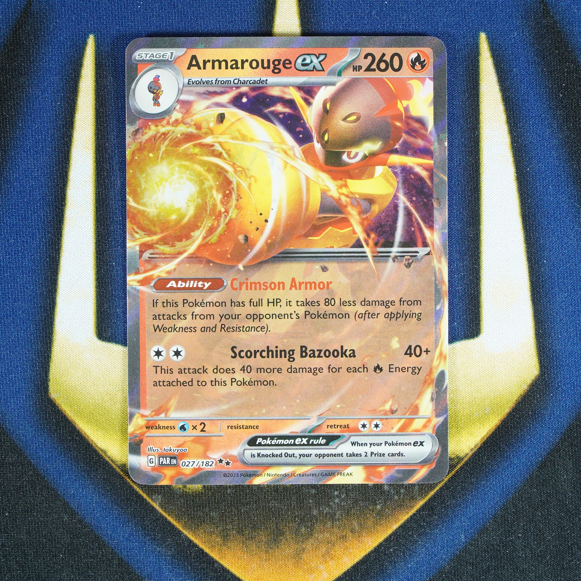 Armarouge EX PARADOX RIFT Double Rare 027/182 [M]