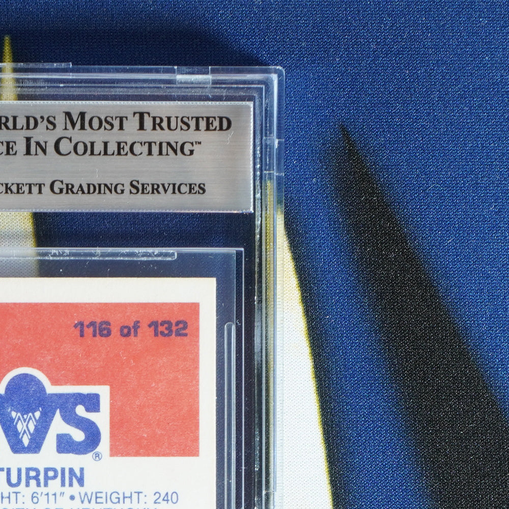 Melvin Turpin 1986-87 FLEER JF - GAME USED PATCH  [Beckett Authentic]