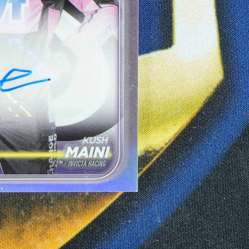 Kush Maini 2024 TOPPS CHROME Refractor Auto F2  [Raw]