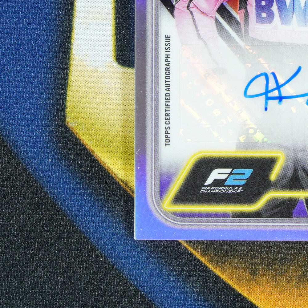 Kush Maini 2024 TOPPS CHROME Refractor Auto F2  [Raw]