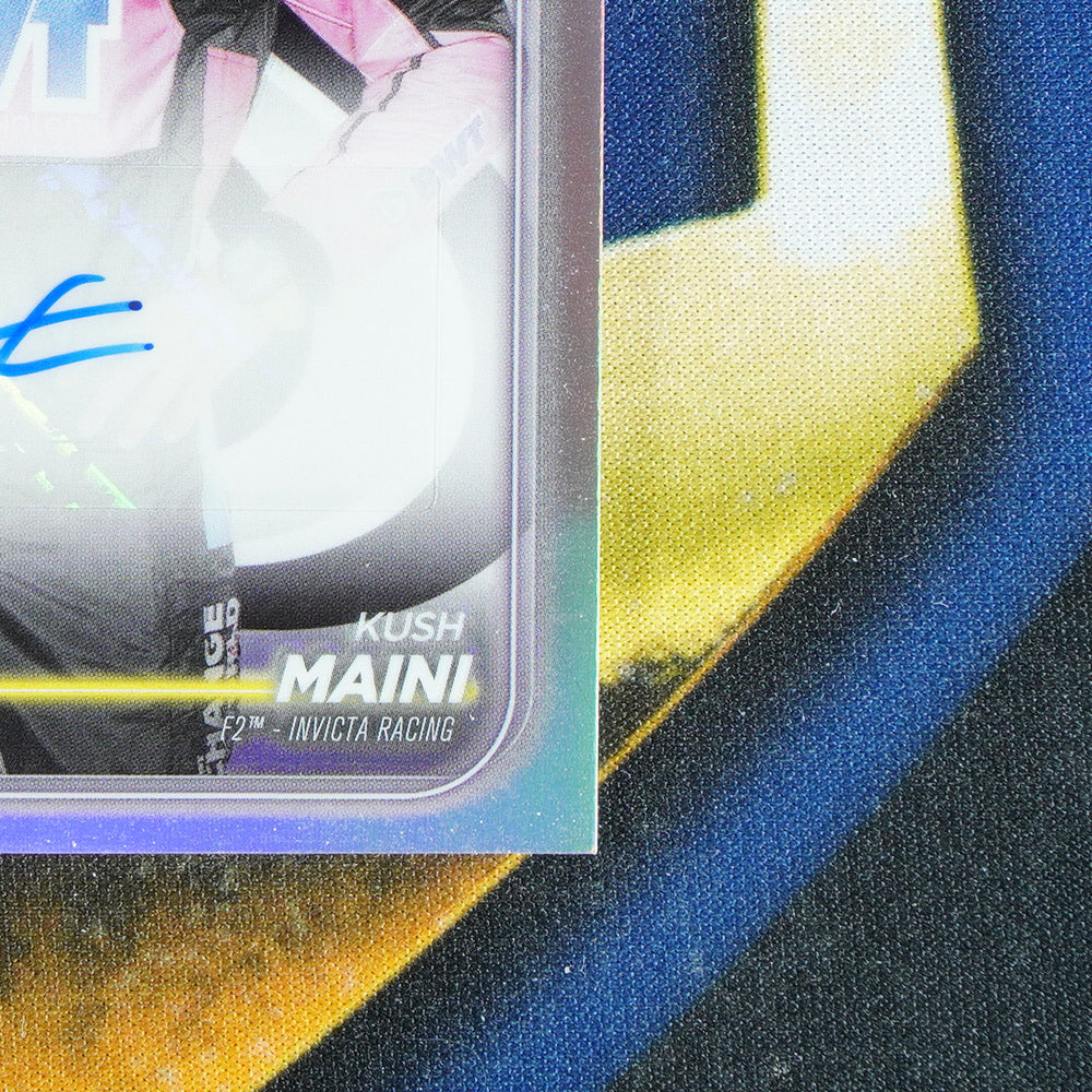 Kush Maini 2024 TOPPS CHROME Refractor Auto F2  [Raw]