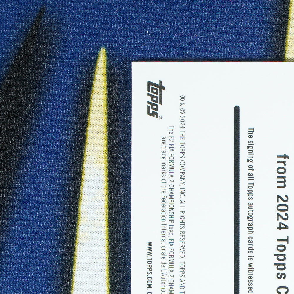Kush Maini 2024 TOPPS CHROME Refractor Auto F2  [Raw]