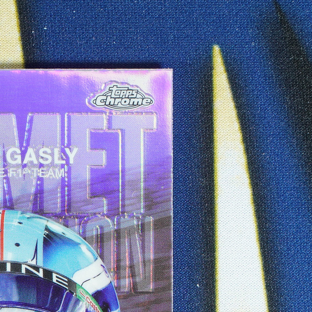 Pierre Gasly 2024 TOPPS CHROME Helmet Refractor HC-9 [Raw]
