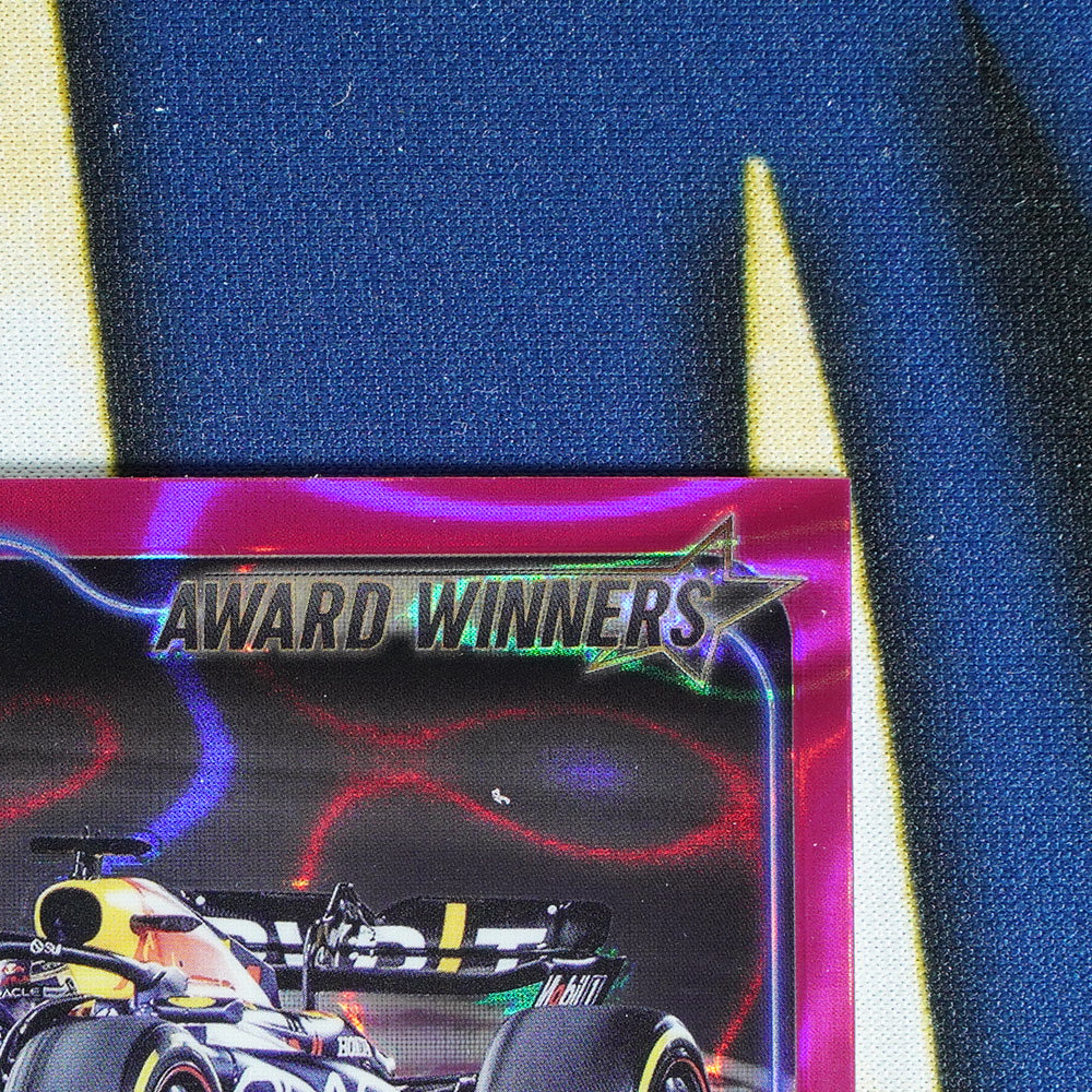 Max Verstappen 2024 TOPPS CHROME Award Winners Fuscia Lava /225 #182 [Raw]