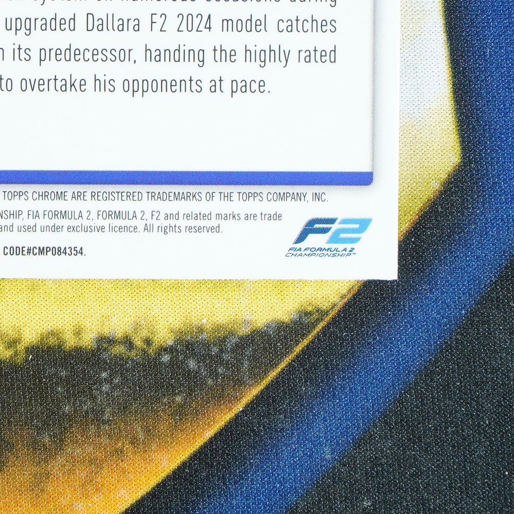 Isack Hadjar 2024 TOPPS CHROME Speckle /299 F2 #113 [Raw]