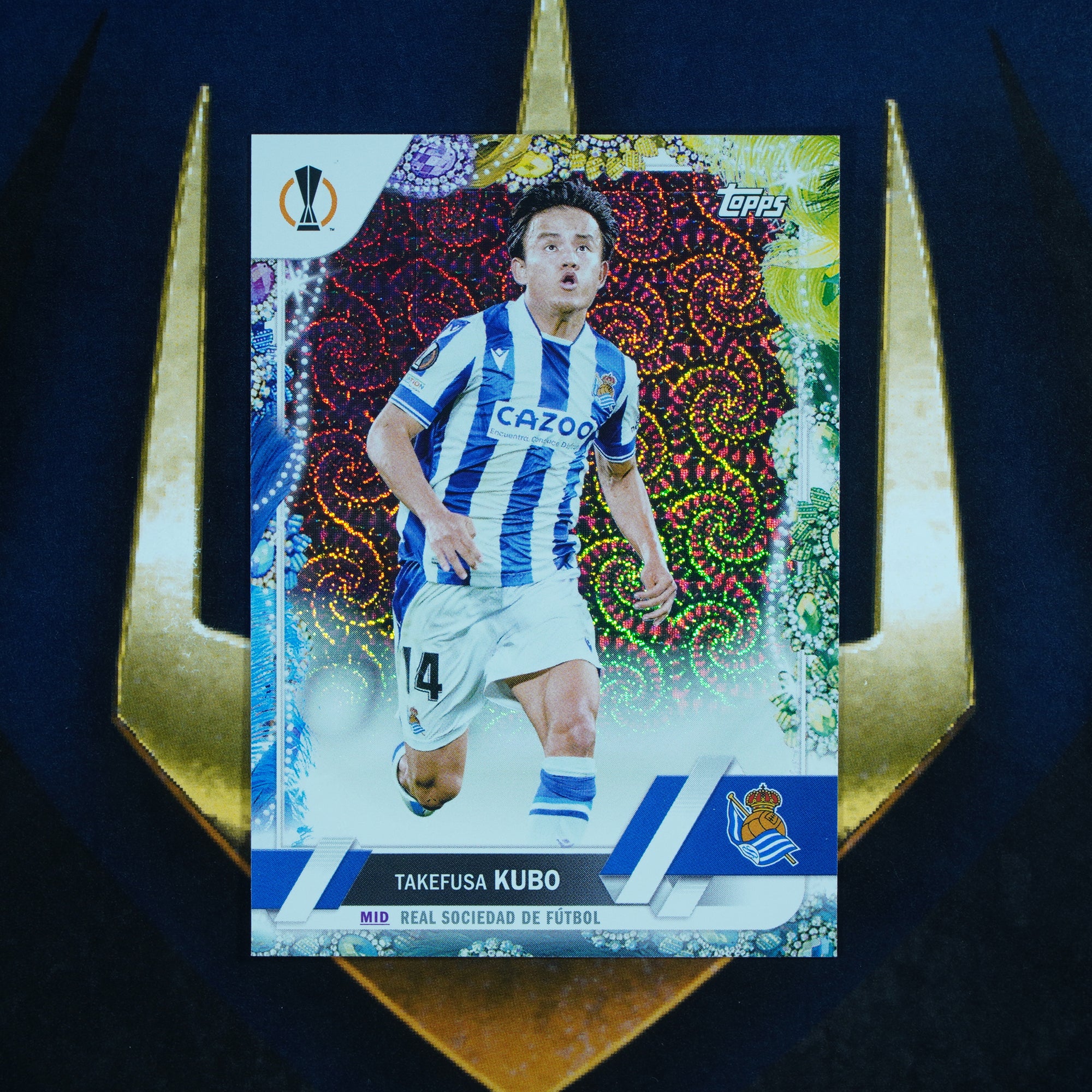 Takefusa Kubo 2022-23 Topps Carnaval  Base #112 Real Sociedad