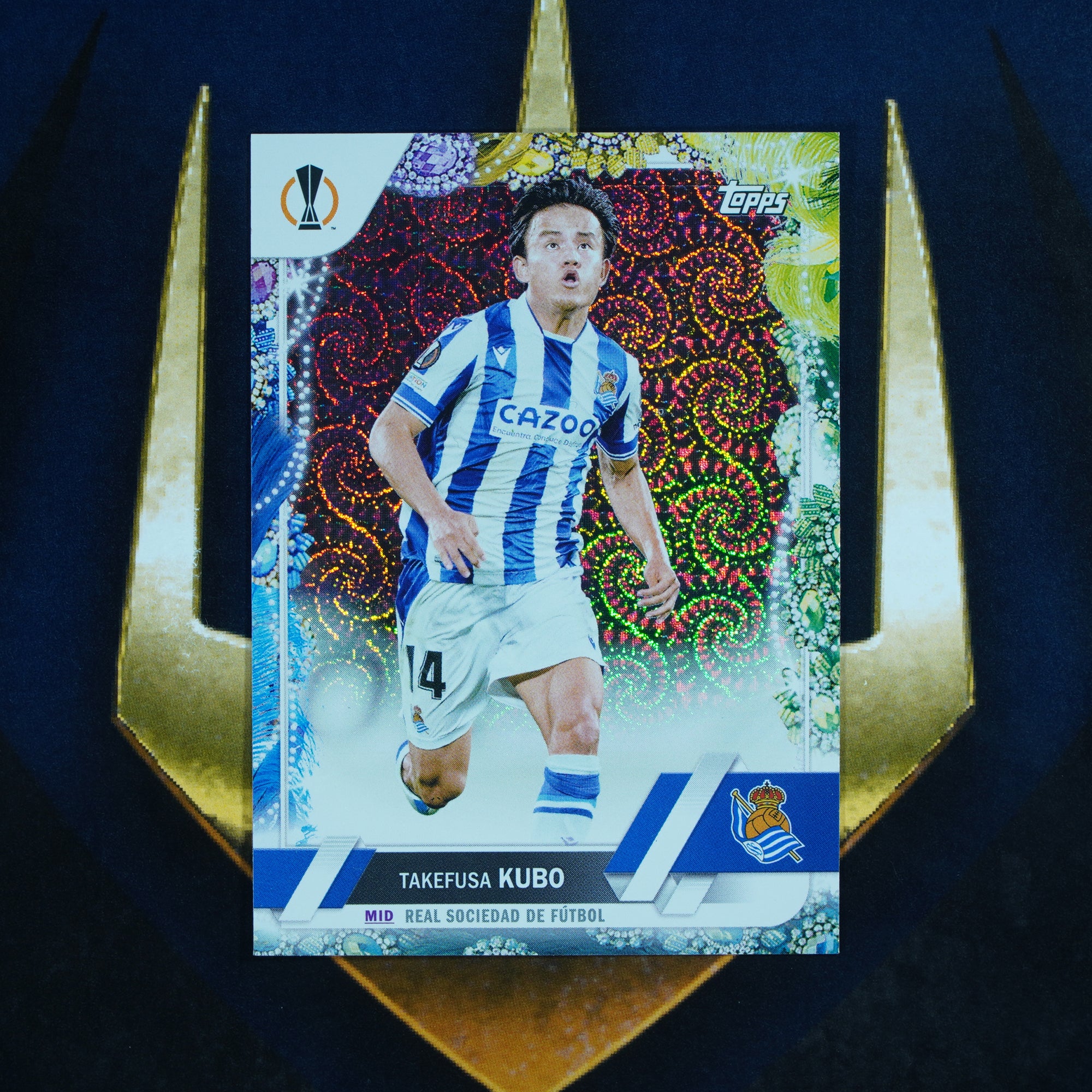 Takefusa Kubo 2022-23 Topps Carnaval  Base #112 Real Sociedad