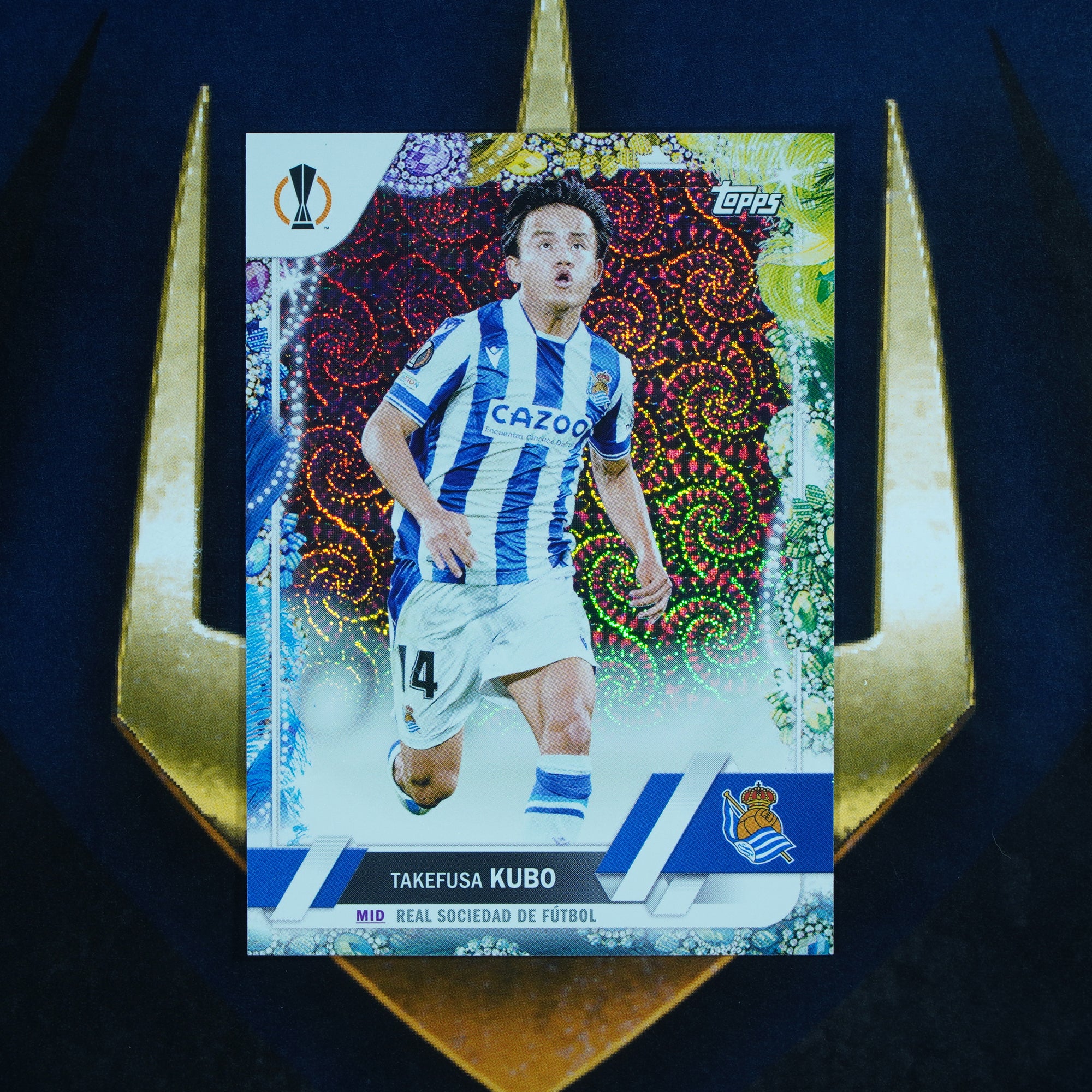 Takefusa Kubo 2022-23 Topps Carnaval  Base #112 Real Sociedad