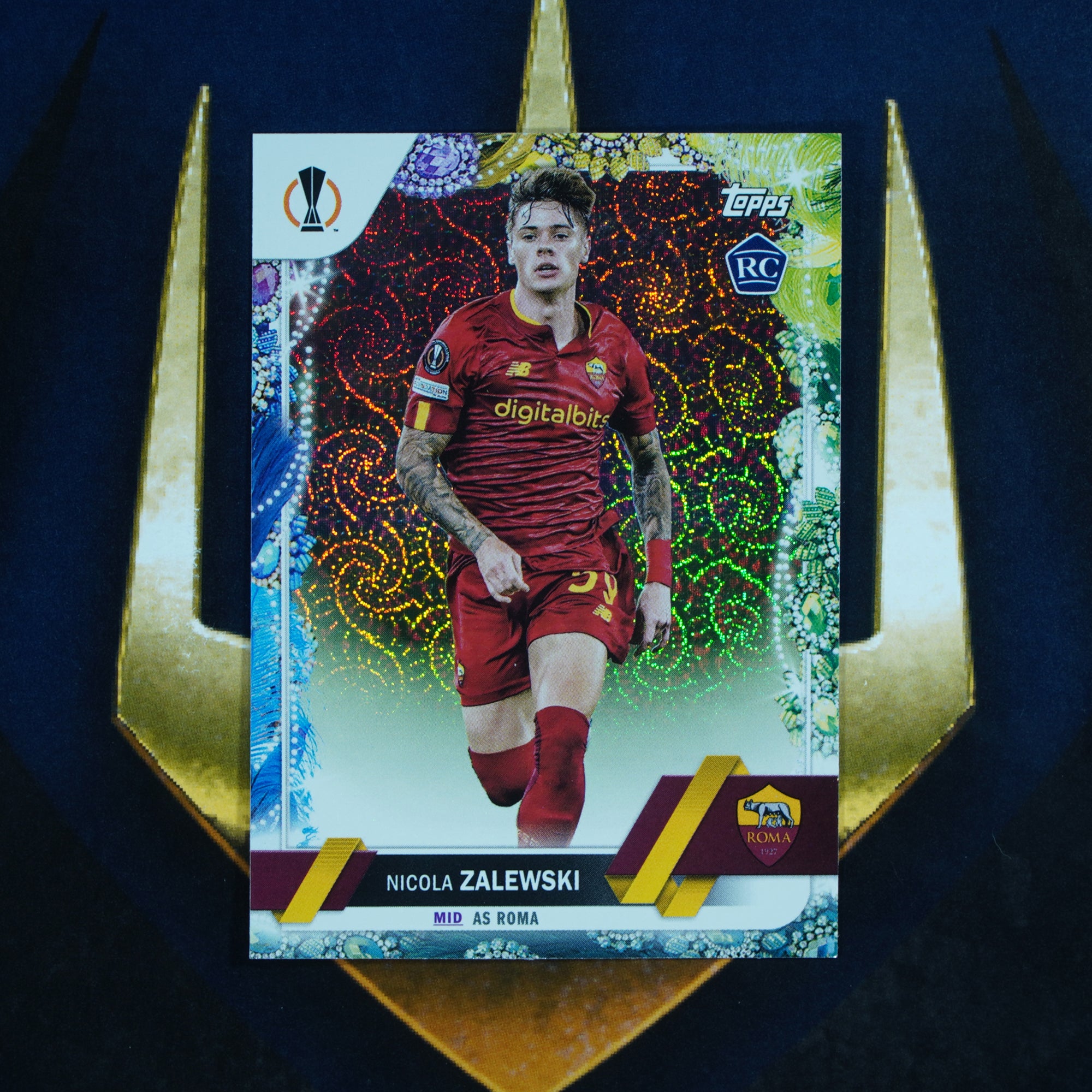 Nicola Zalewski 2022-23 Topps Carnaval  Base #59 AS Roma RC