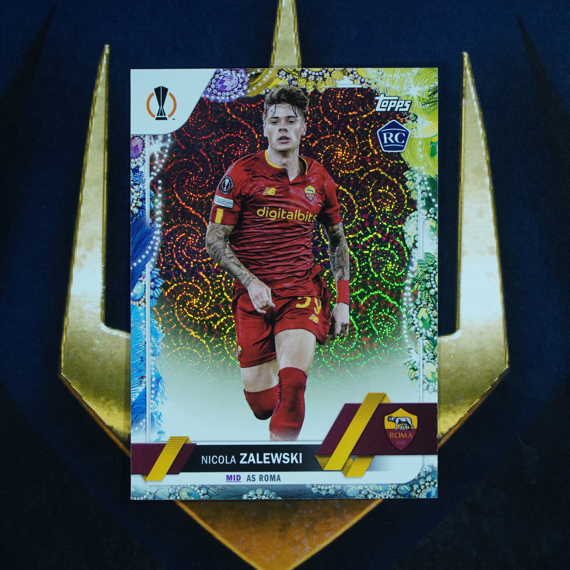 Nicola Zalewski 2022-23 Topps Carnaval  Base #59 AS Roma RC