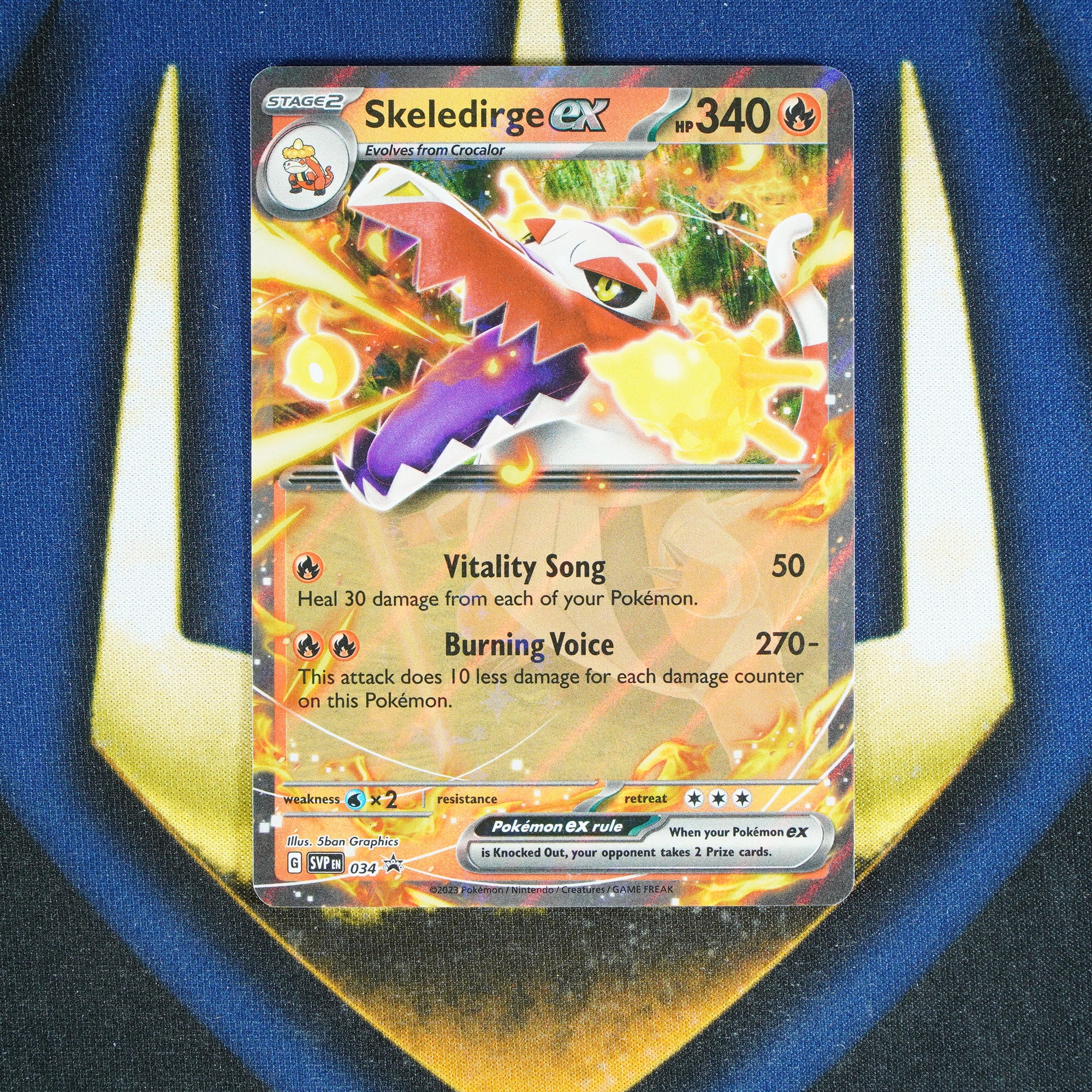 Skeleridge EX BLACK STAR PROMO Promo SVP 034 [M]