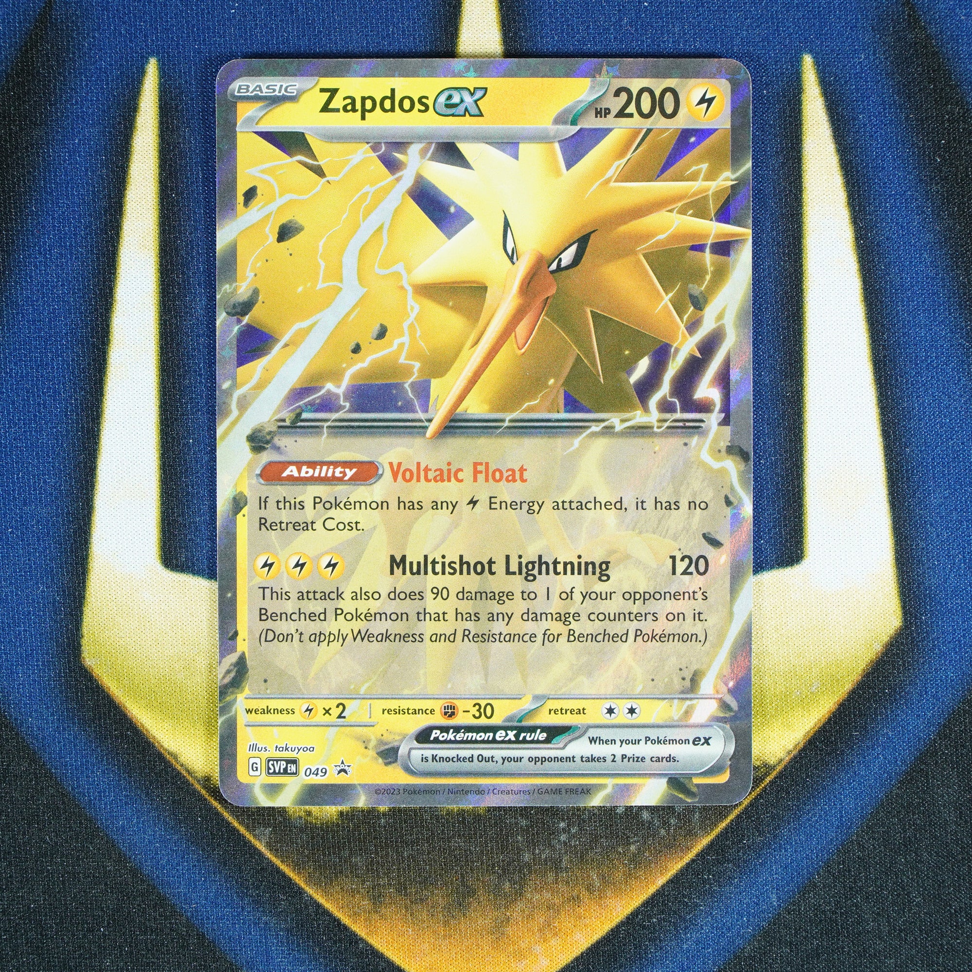 Zapdos EX BLACK STAR PROMO Promo SVP 049 [M]