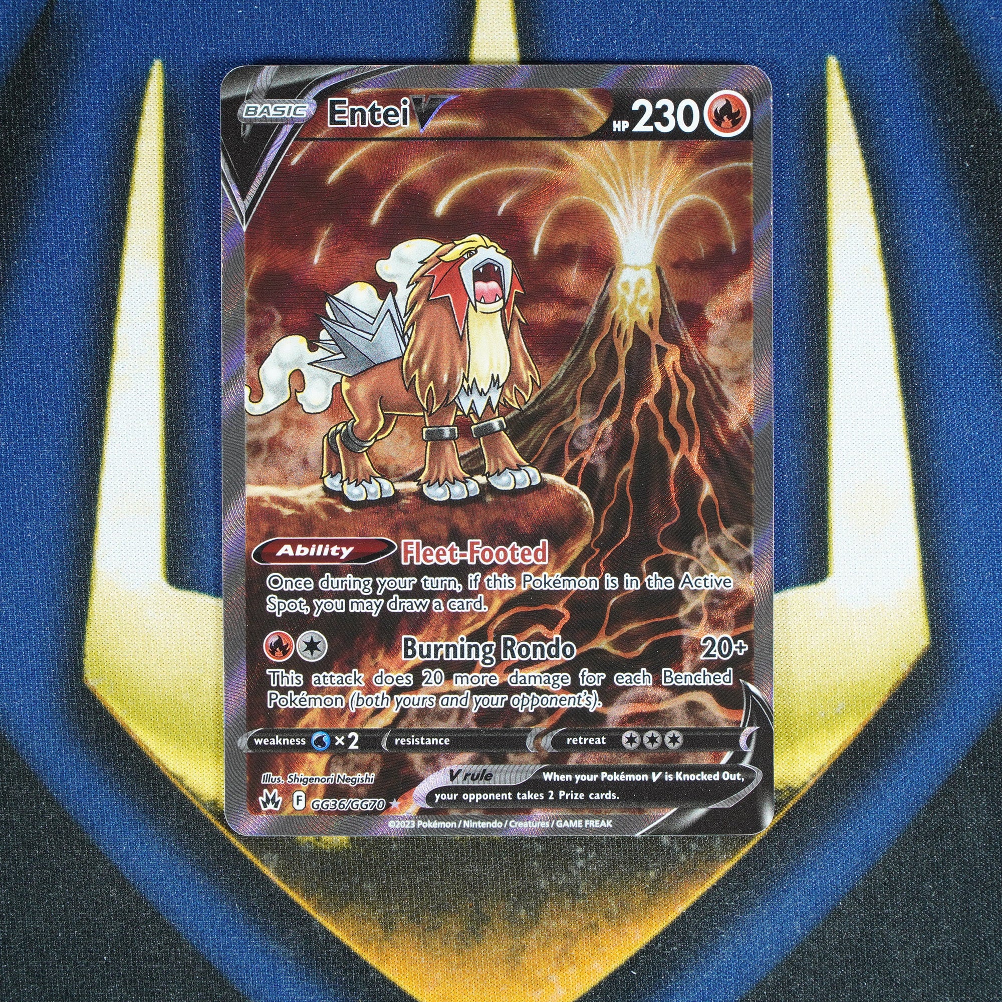 Entei V CROWN ZENITH Galarian Gallery GG36/GG70 [M]