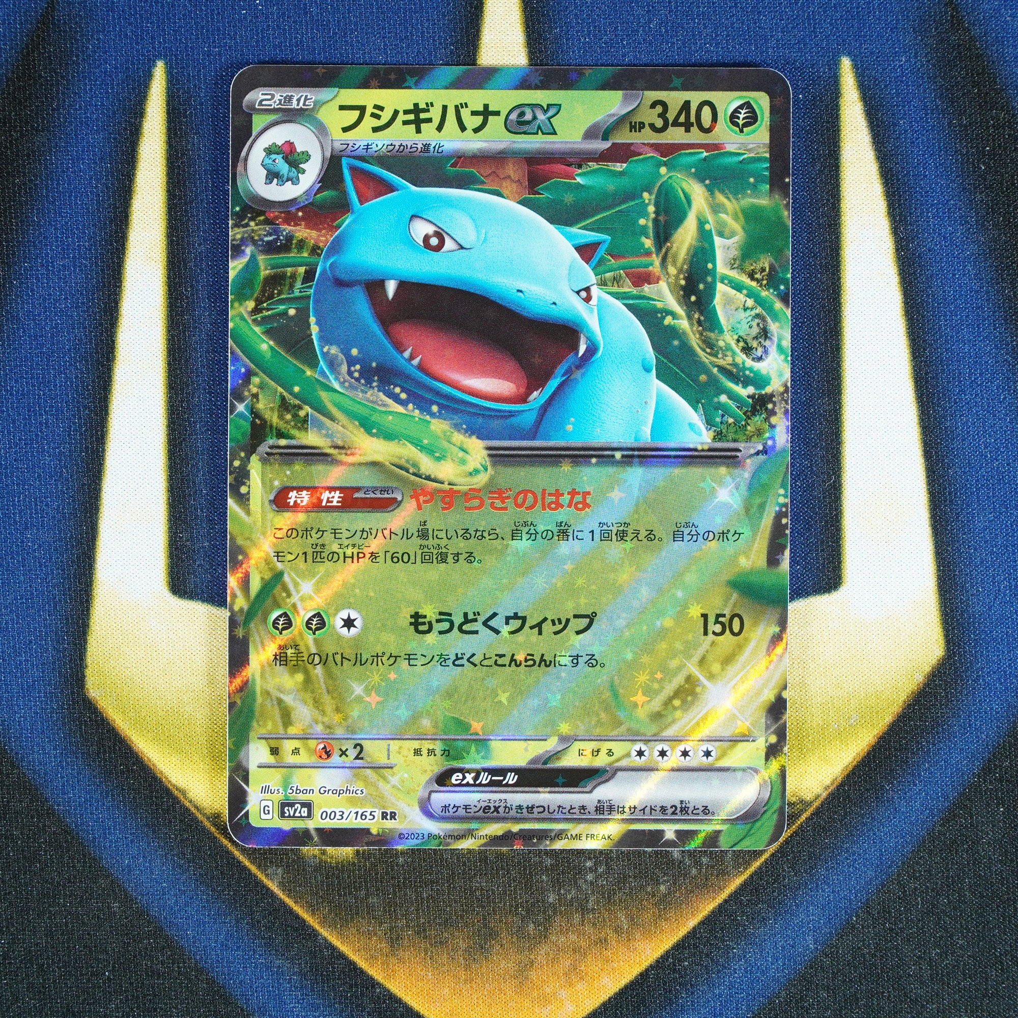 Venusaur EX 151 JAPANESE Double Rare 003/165 [M]