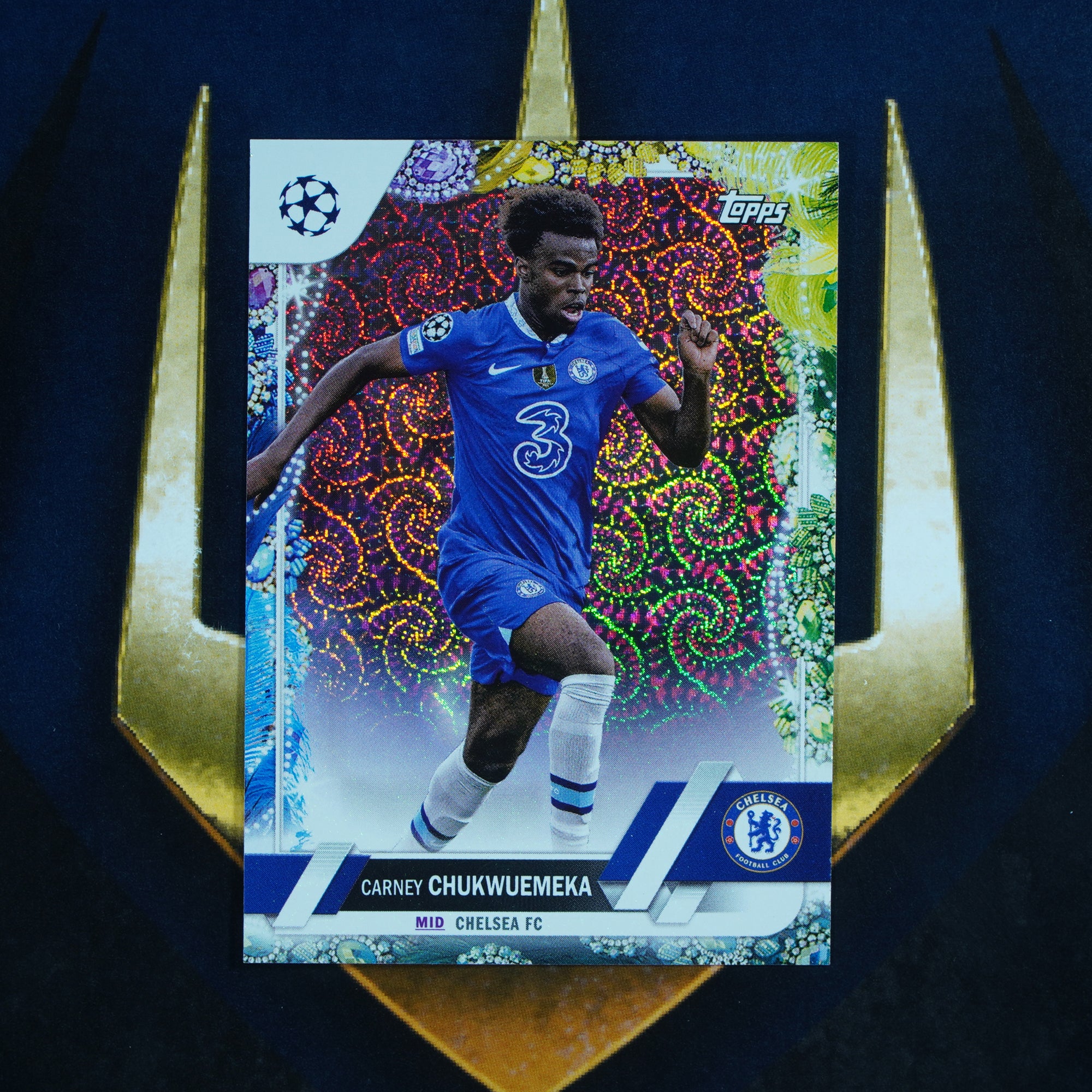 Carney Chukwuemeka 2022-23 Topps Carnaval  Base #91 Chelsea