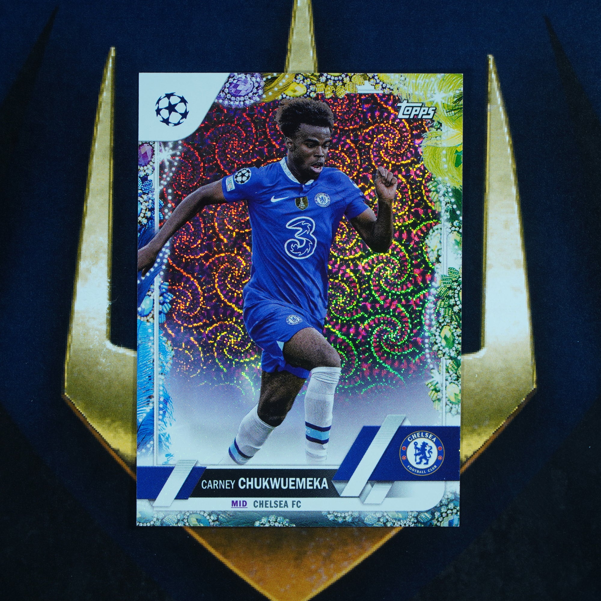 Carney Chukwuemeka 2022-23 Topps Carnaval  Base #91 Chelsea