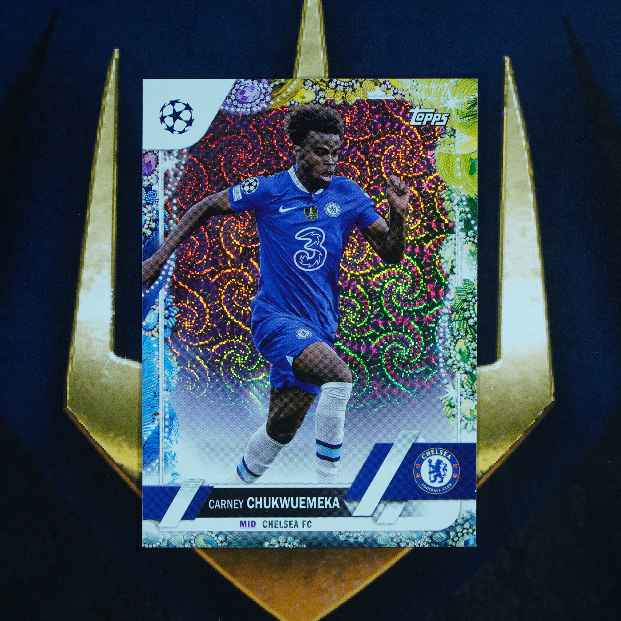 Carney Chukwuemeka 2022-23 Topps Carnaval  Base #91 Chelsea