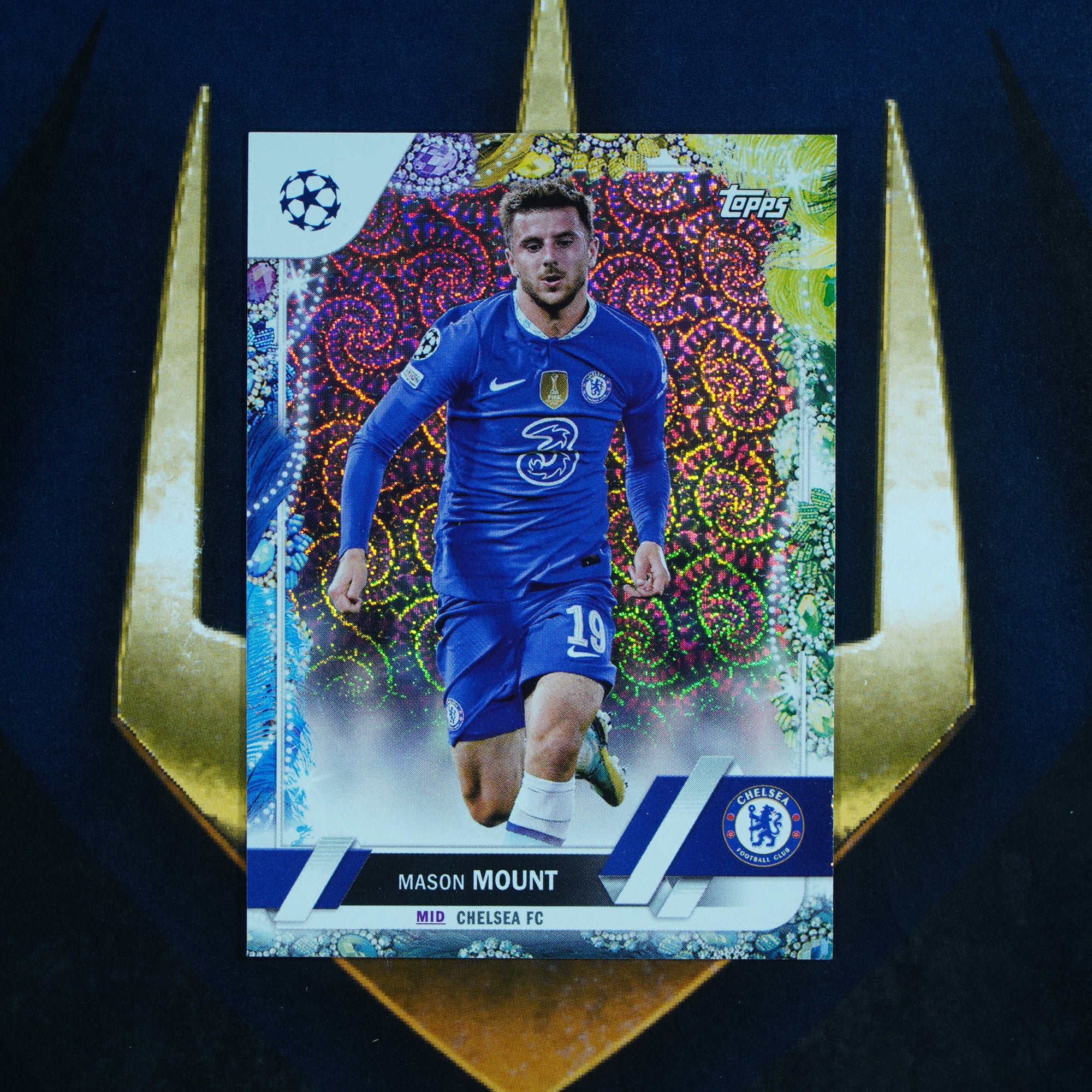 Mason Mount 2022-23 Topps Carnaval  Base #19 Chelsea