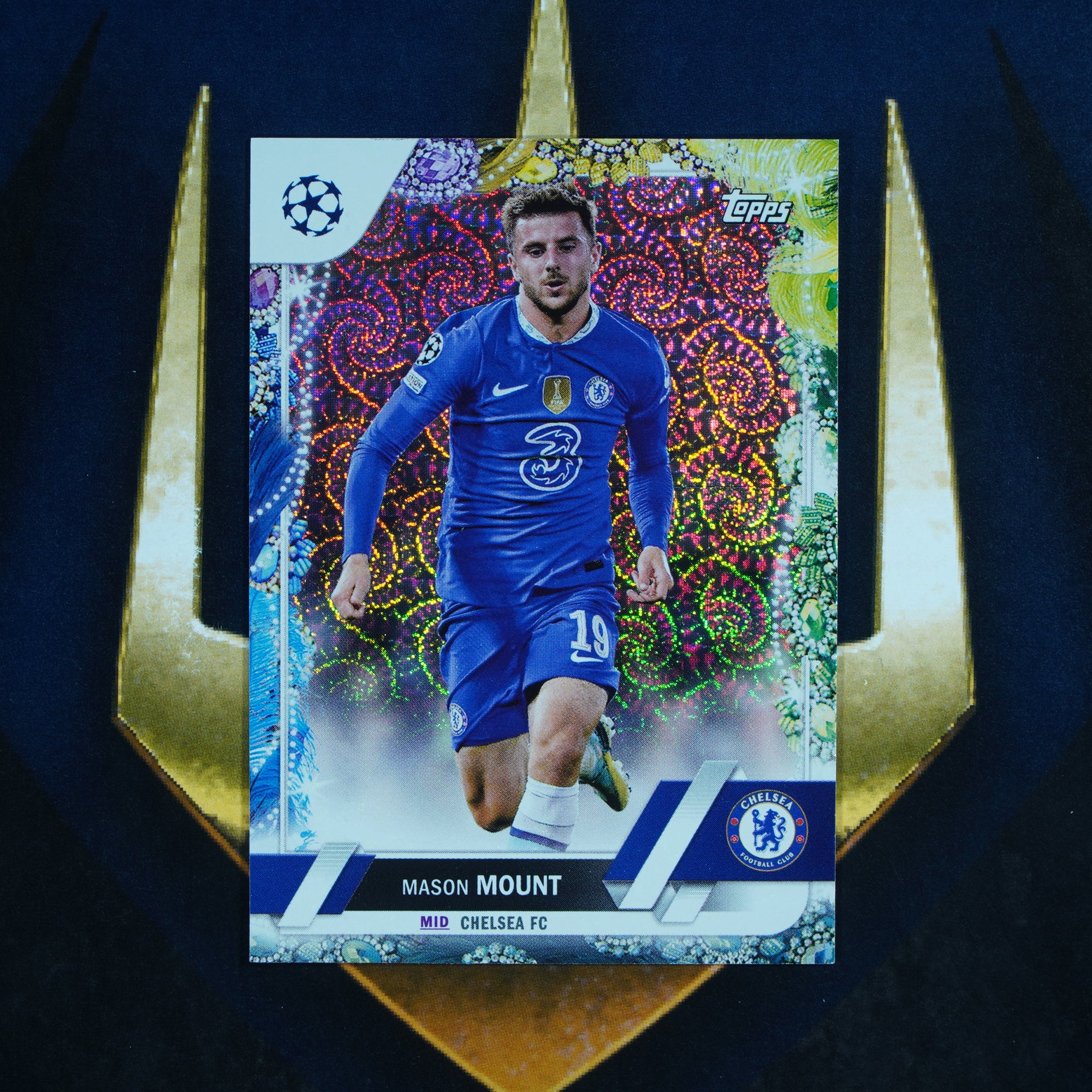 Mason Mount 2022-23 Topps Carnaval  Base #19 Chelsea