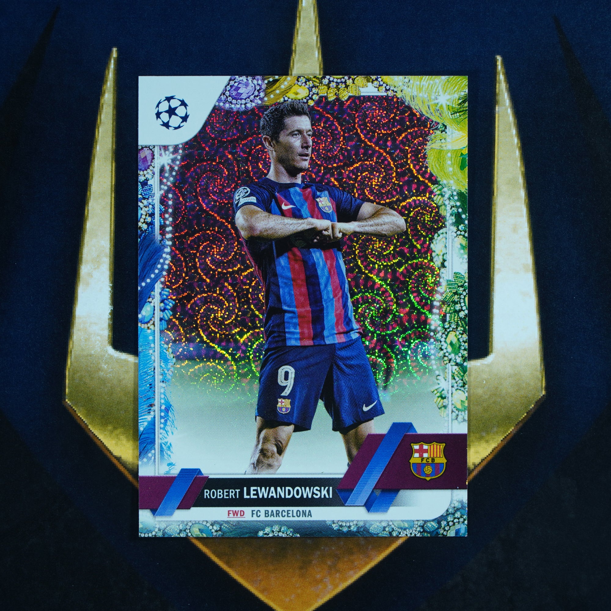 Robert Lewandowski 2022-23 Topps Carnaval  Base #9  Barcelona