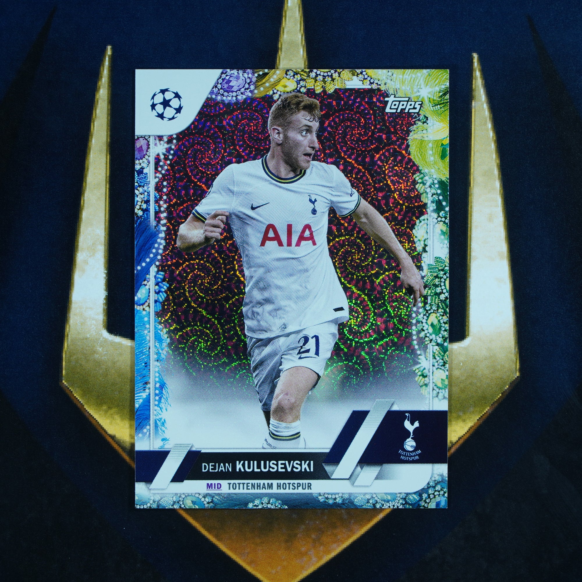 Dejan Kulusevski 2022-23 Topps Carnaval  Base #191 Tottenham