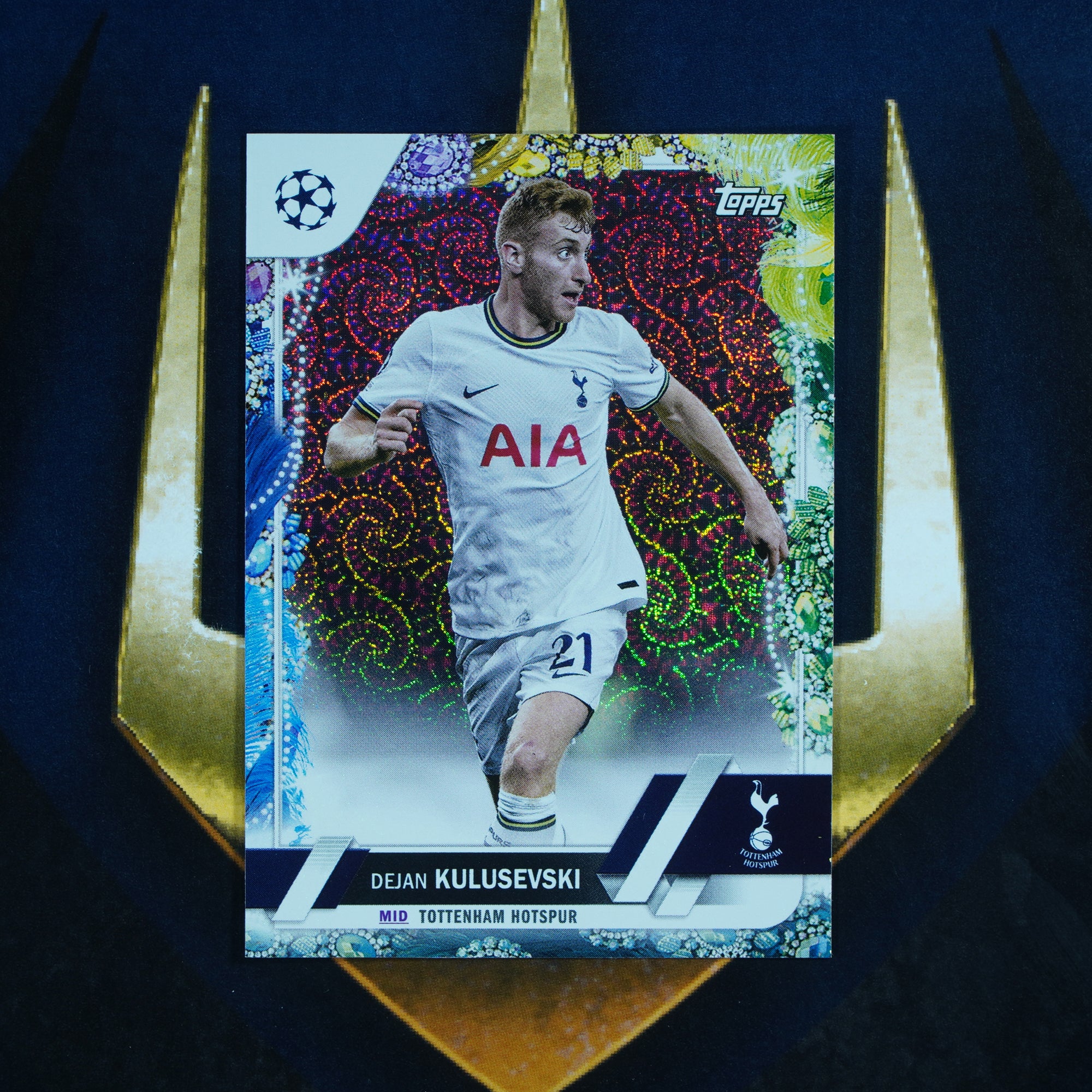 Dejan Kulusevski 2022-23 Topps Carnaval  Base #191 Tottenham