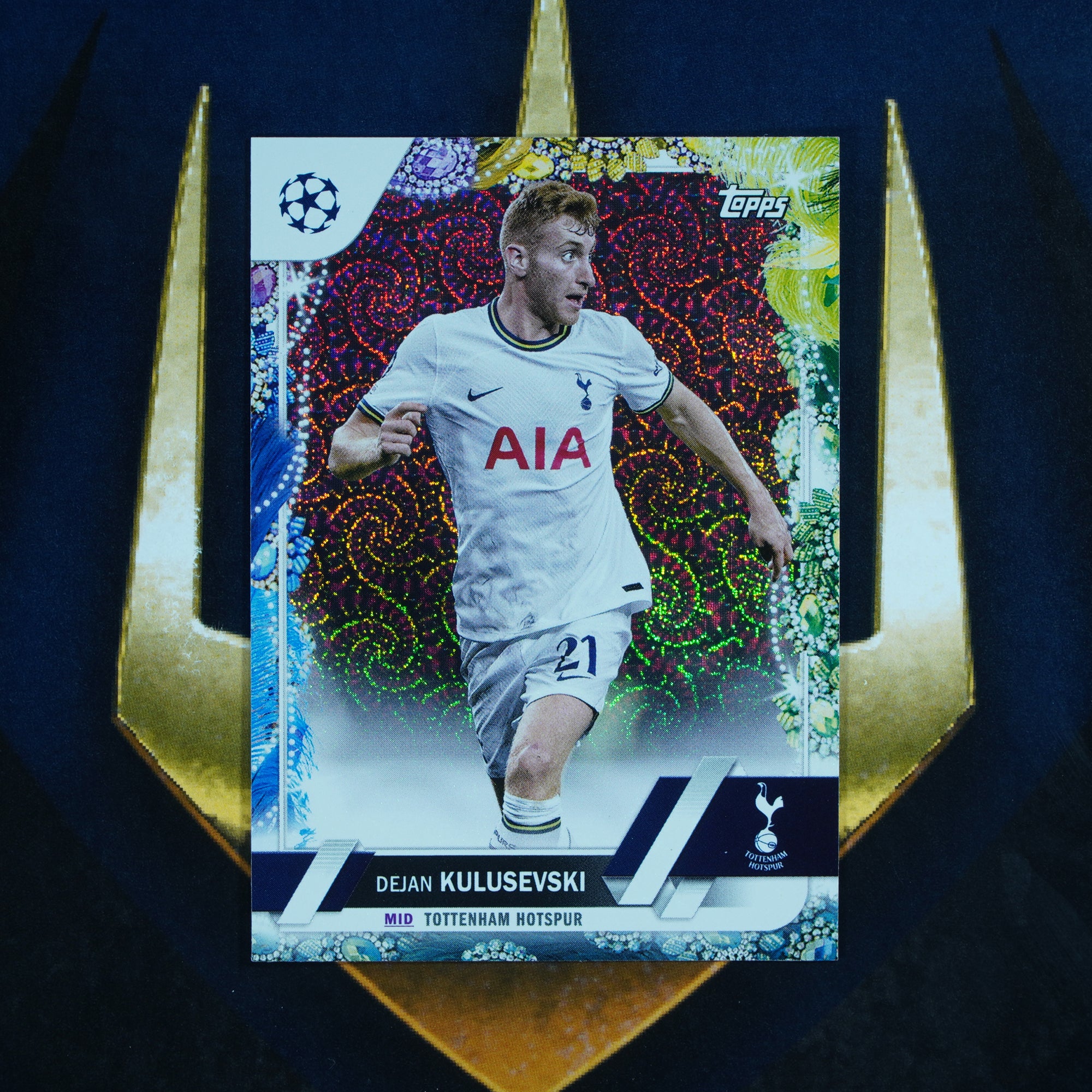 Dejan Kulusevski 2022-23 Topps Carnaval  Base #191 Tottenham