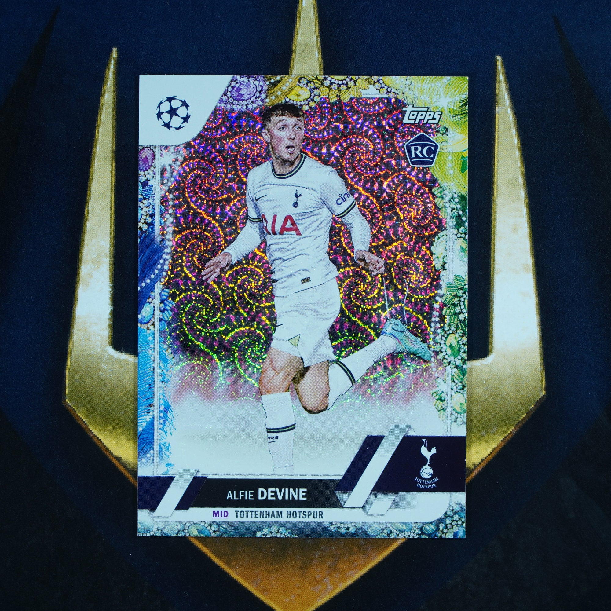 Alfie Devine 2022-23 Topps Carnaval  Base #129 Tottenham