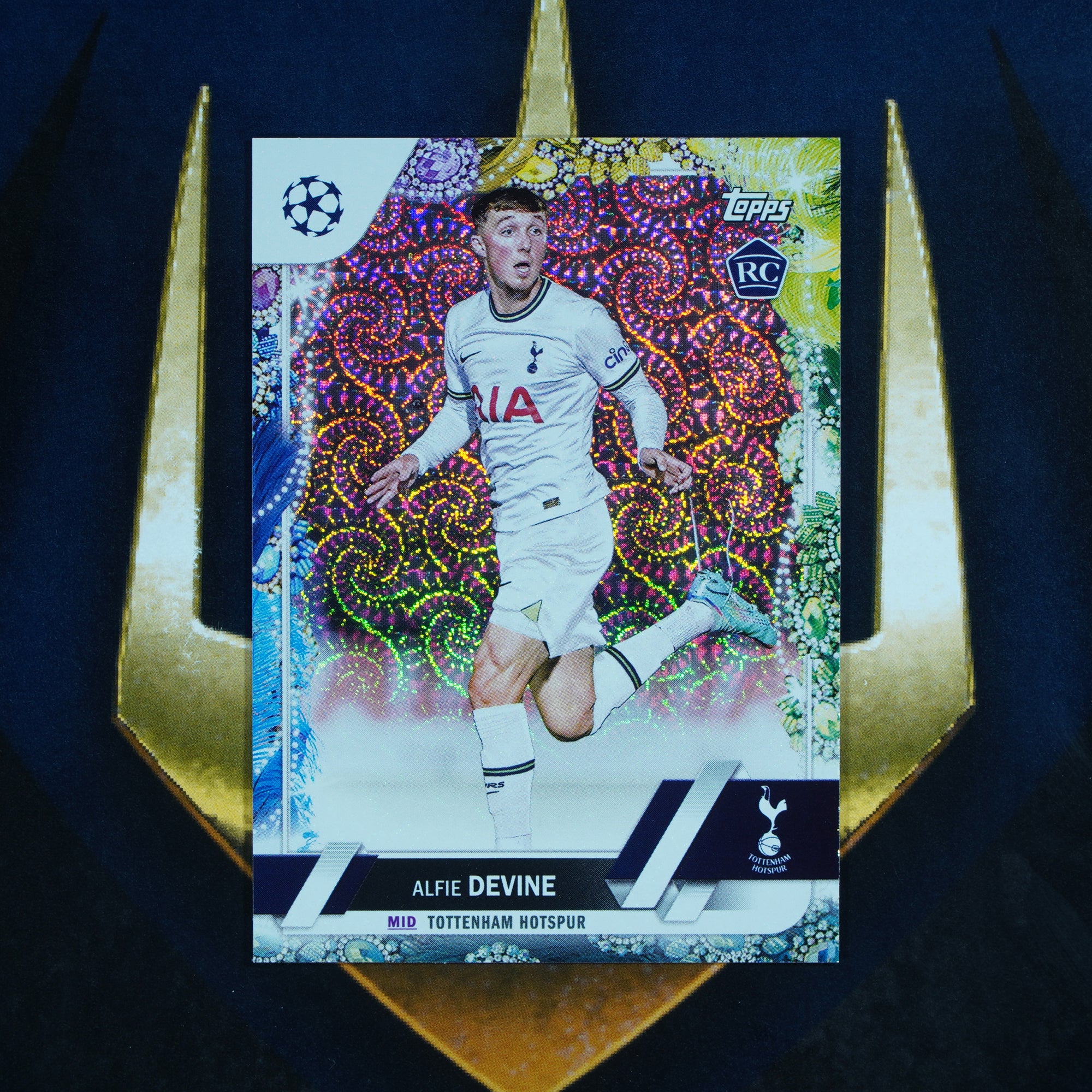 Alfie Devine 2022-23 Topps Carnaval  Base #129 Tottenham