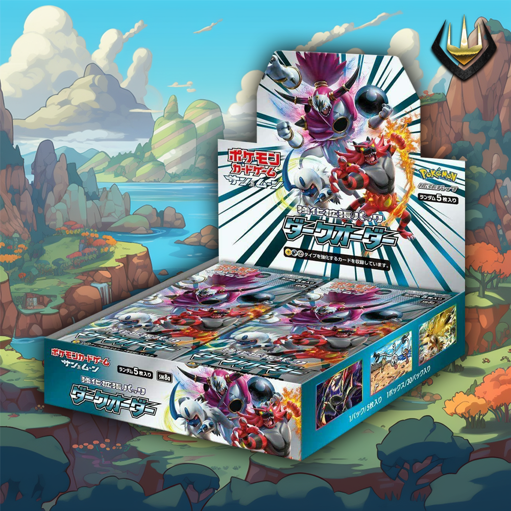 Dark Order SM8A Pokemon Japanese Booster Box Dark Order SM8A Pokemon Japanese Booster Box