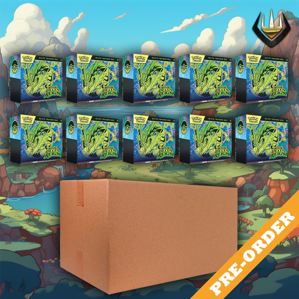 Delta Reign Pokemon ETB Elite Trainer Box Case [10 Boxes] [Pre Order 6/11]