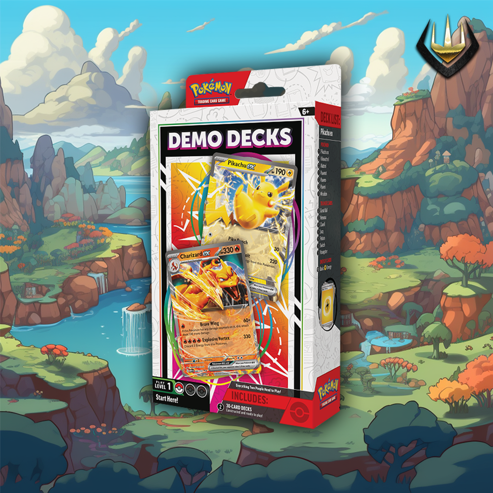 Pikachu Ex & Charizard Ex Pokemon Demo Decks