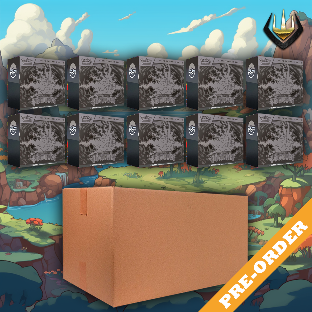 Pitch Black Pokemon ETB Elite Trainer Box Case [10 Boxes/Case] [Pre-Order 17/7]