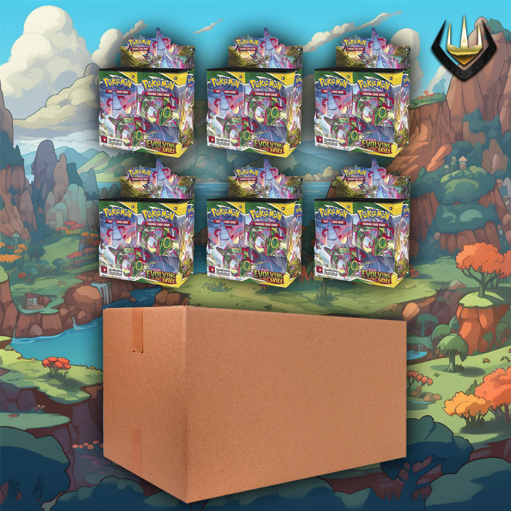 Evolving Skies Pokemon Sealed Case [6 Booster Boxes/Case]