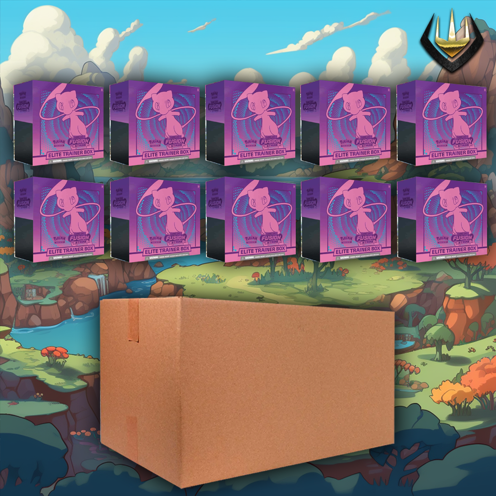 Fusion Strike Pokemon ETB Elite Trainer Box Case [10 Boxes/Case]