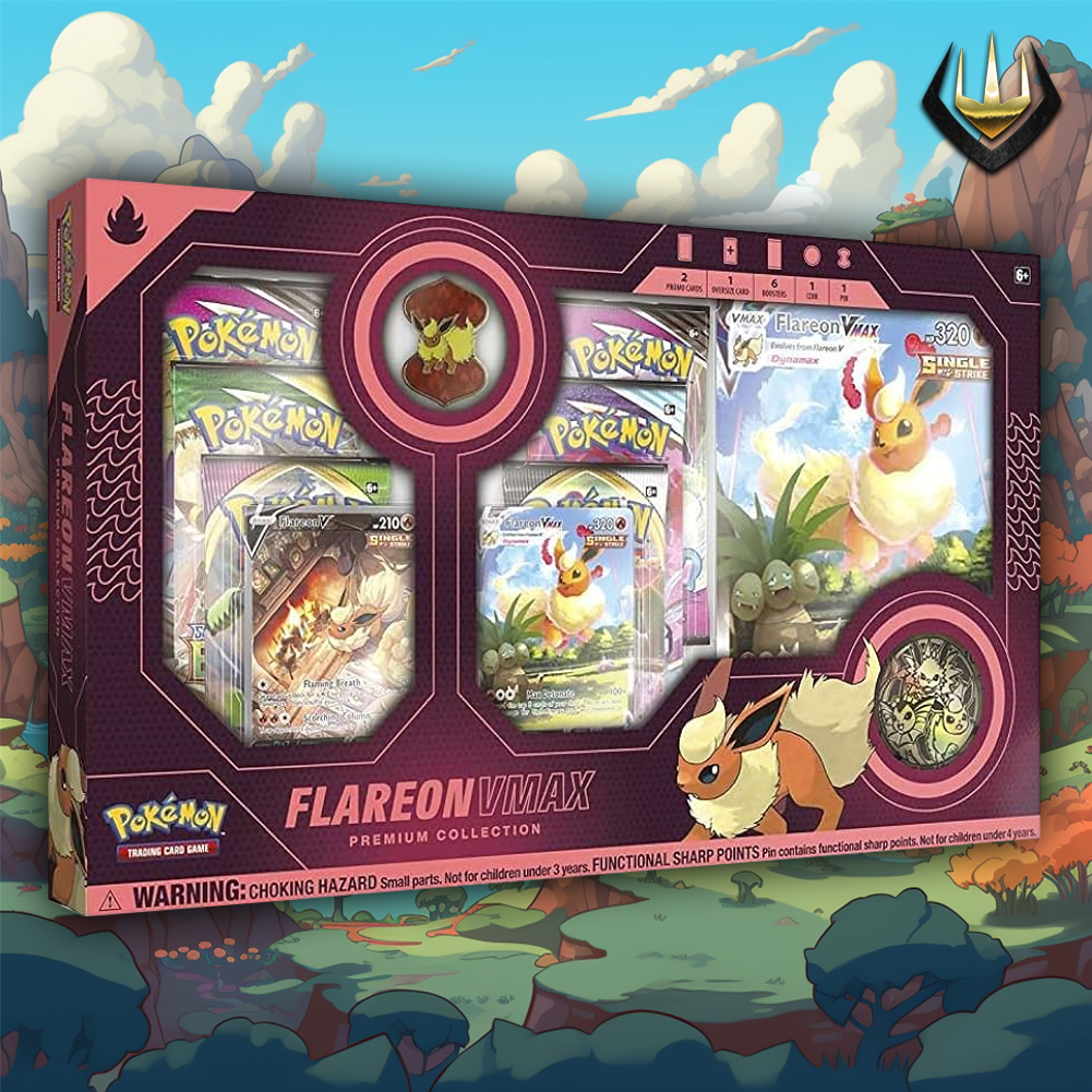 Flareon VMAX Premium Collection Box Pokemon