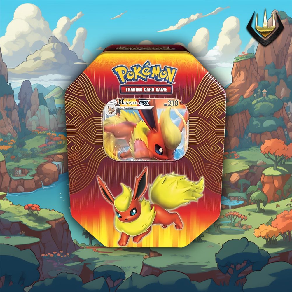 Elemental Power Pokemon Display Tin [Flareon]