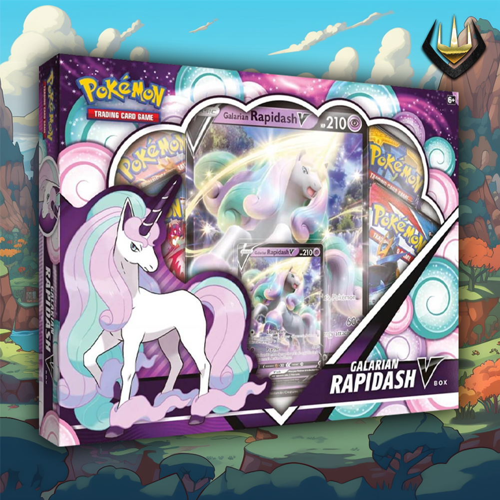 Pokemon Galarian Rapidash V Box