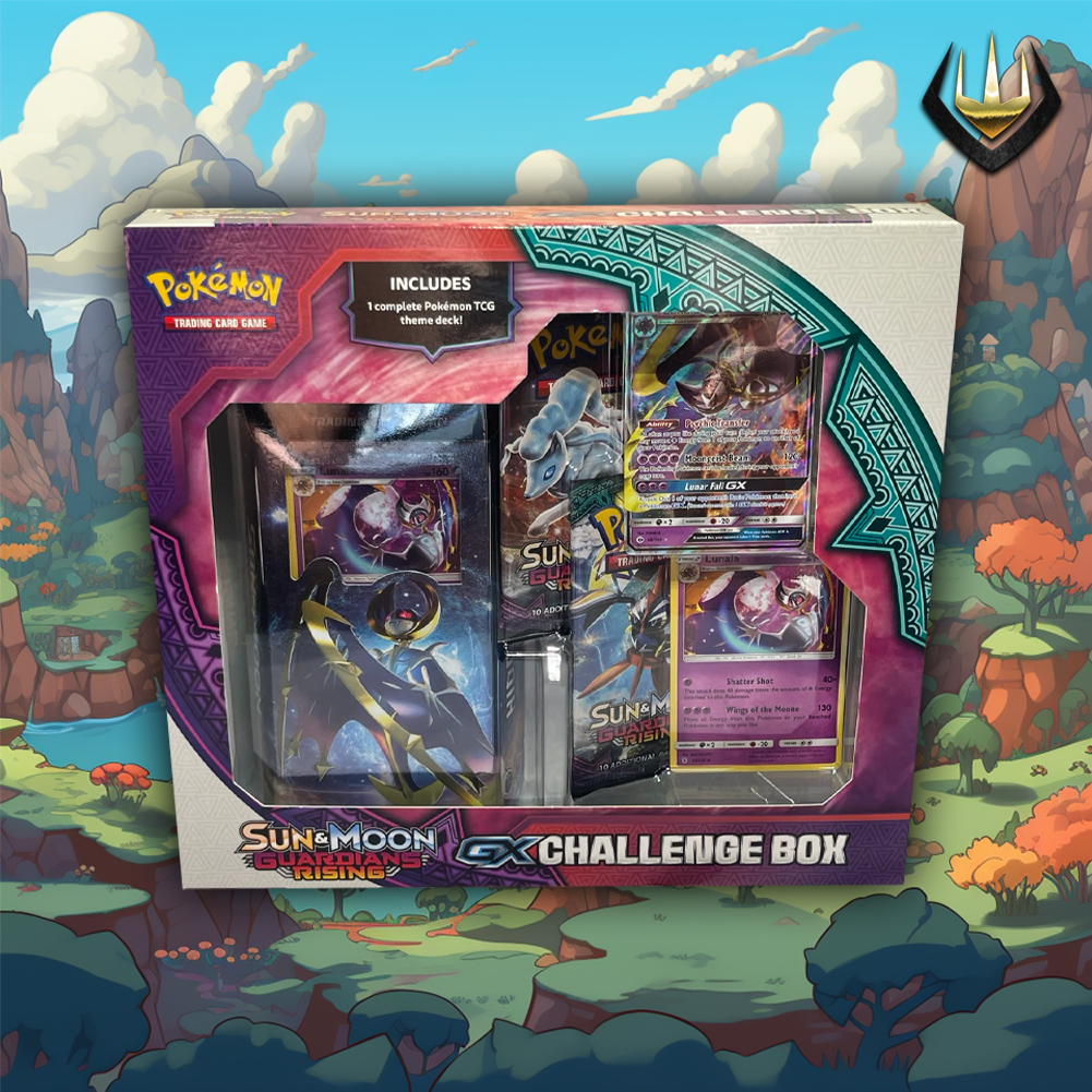 Sun and Moon Pokemon Guardians Rising GX Challenge Box