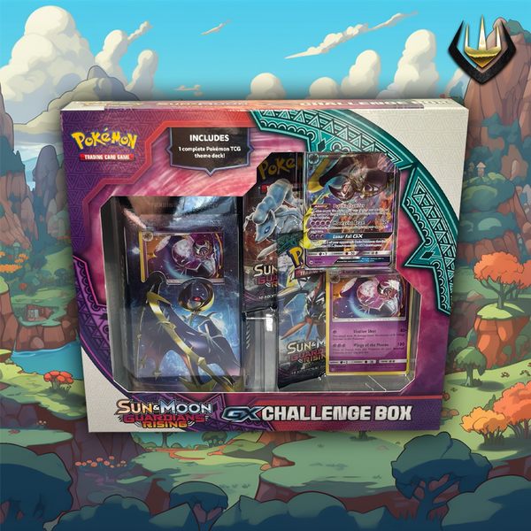 Sun and Moon Pokemon Guardians Rising GX Challenge Box