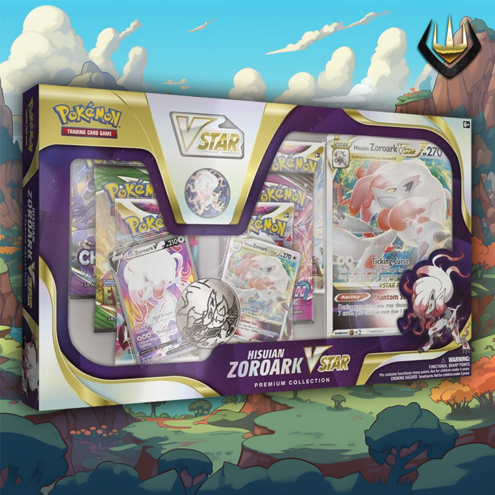 Hisuian Zoroark VSTAR Premium Collection Pokemon Box