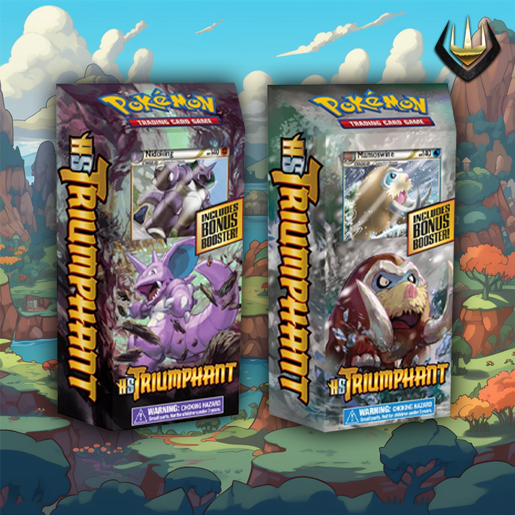 HS Triumphant Pokemon Theme Deck Set of 2 [Verdant Frost + Royal Guard]