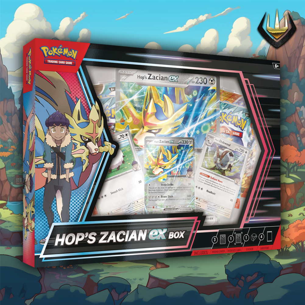 Pokemon Hop's Zacian EX Box