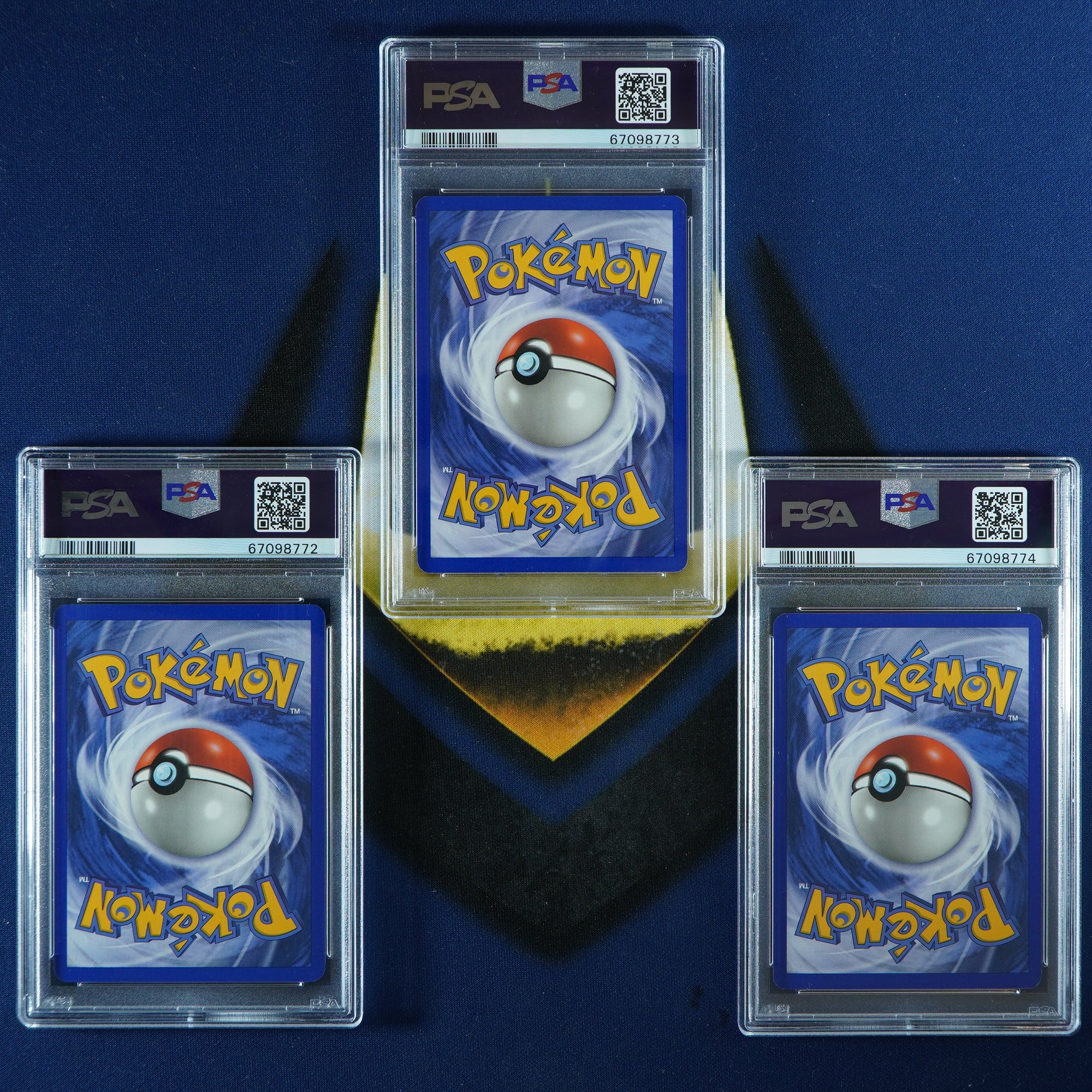 Treecko Torchic Mudkip Black Star Promo Reverse Holo 003 008 010 [PSA 8 Sequential]