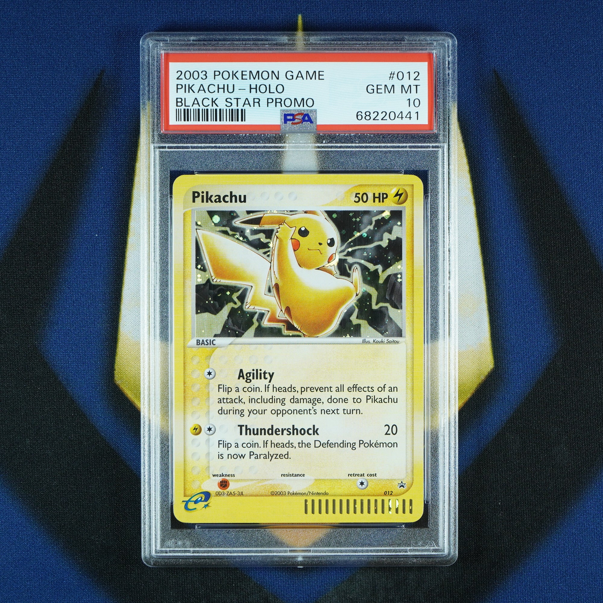 Pikachu Black Star Promo Holo 012 [PSA 10]